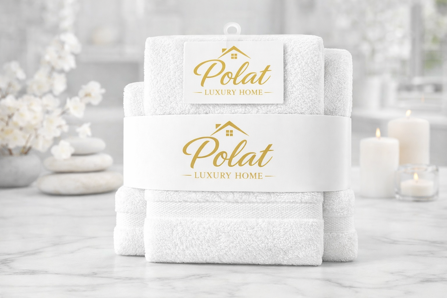 Handtuch Weiß 100 % Baumwolle – OEKO-TEX®, Premium Qualität